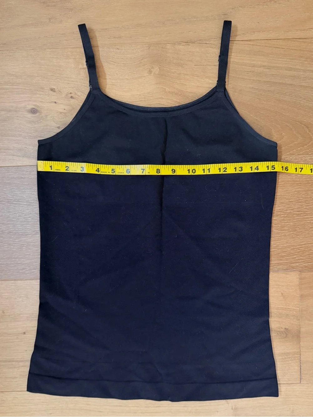 NWT Shapermint Essentials Scoop Neck Black Cami Black Size XXL